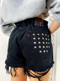 Short Levi’s Vintage nero con borchie