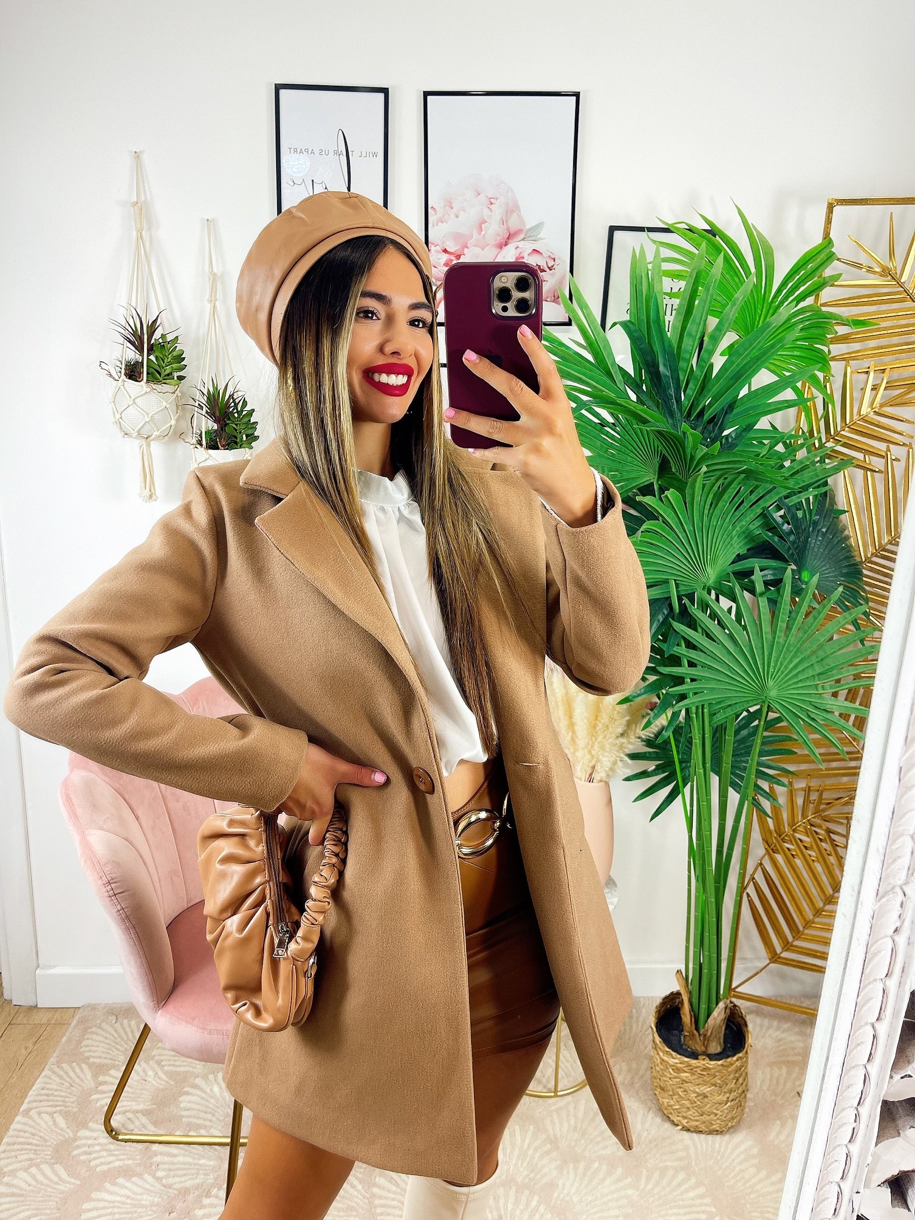 Cappotto autumn Camel