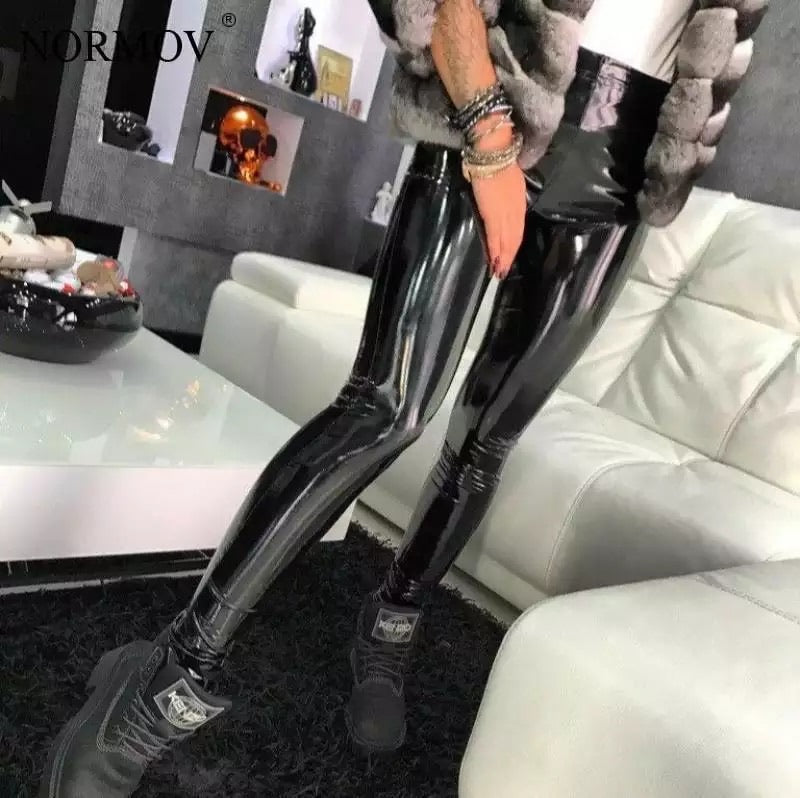 Leggins eco pelle vinile