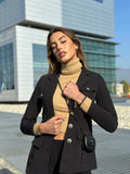 Blazer Nero con Borsetta