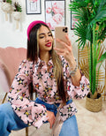 Camicia Rosa con Stelle e borsetta inclusa