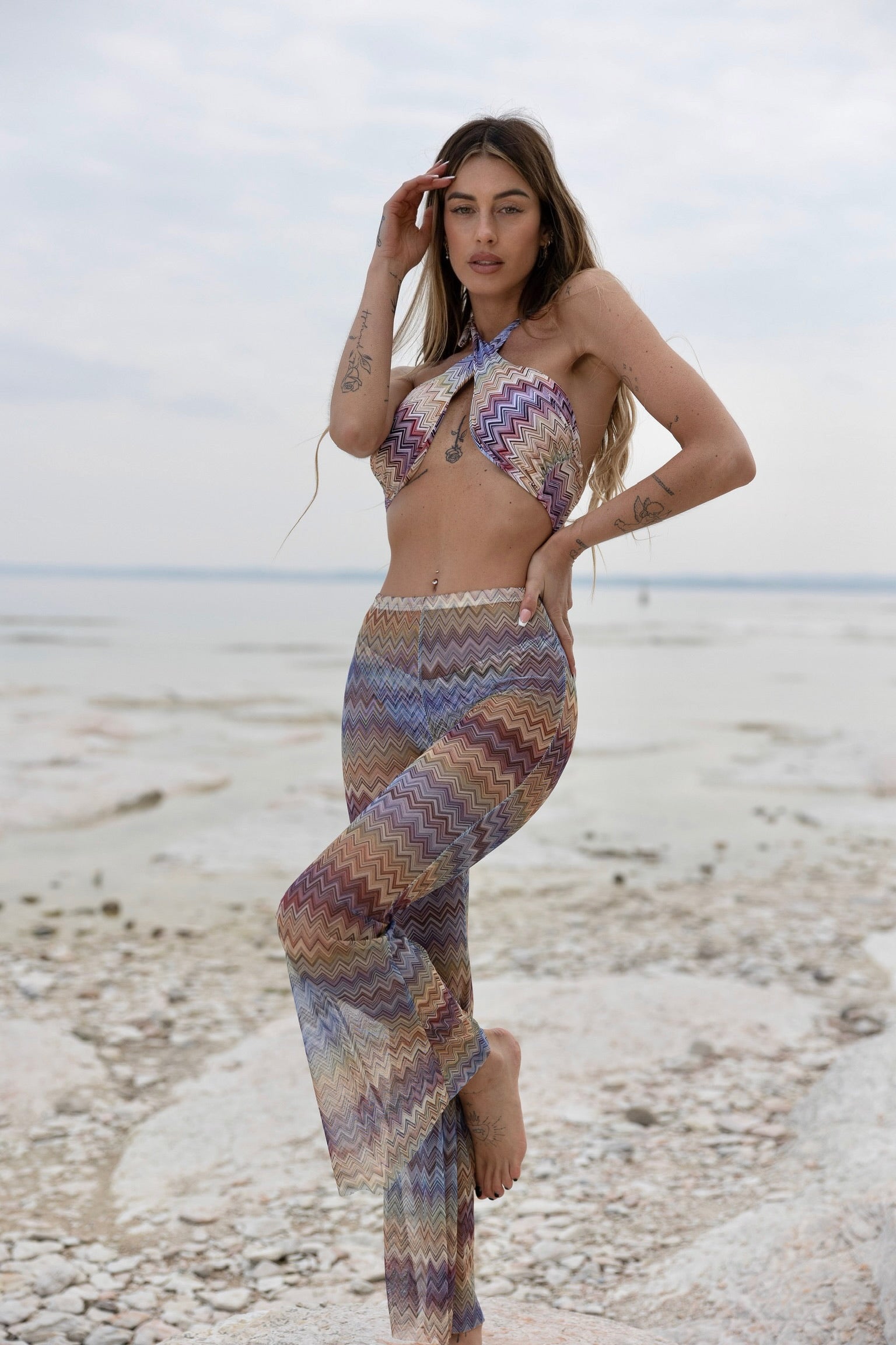 Bikini rainbow tre pezzi