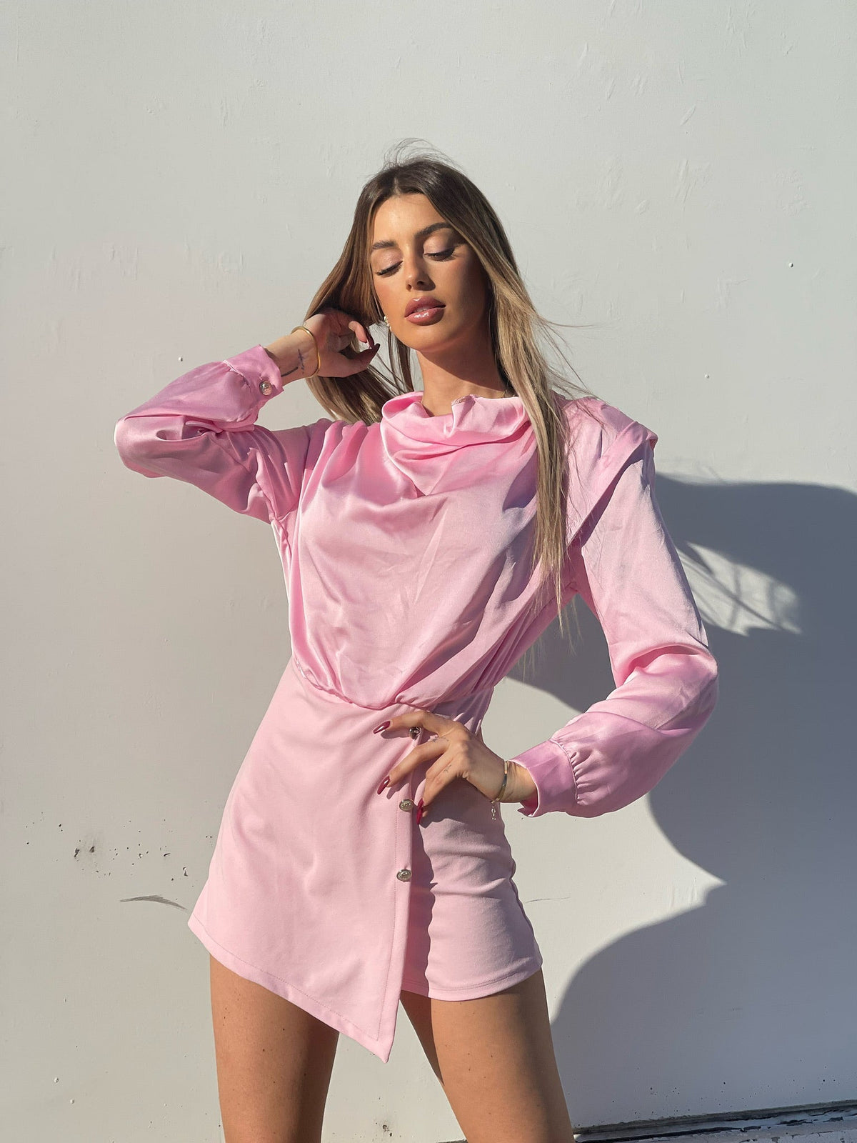 Tutina a portafoglio rosa