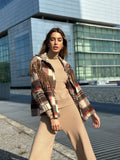 Giacca con frange nude