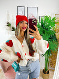 Cardigan con fragole top quality
