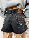 Short Levi’s Vintage con Borchie Grigio