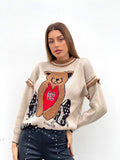Maglione Teddy Soft Camel