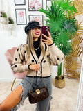 Cardigan a Cuori con bottoni