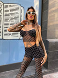 Completo top e pantalone a fantasia