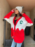 Maglione California rosso