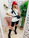 Completo sportivo con cintura Bianco