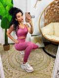 Set tuta sportiva colours rosa