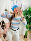 Maglioncino a righe Multicolor