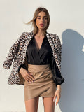 Giacca maculata beige