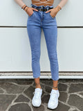 Jeans a caramella chiaro