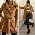 Cappotto Camel doppio petto