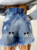 Short Levi’s Vintage con stampa topolino bagno medio