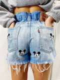 Short Levi’s Vintage con stampa topolino bagno chiaro