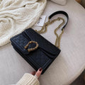 Pochette eco-pelle con ferro di cavallo