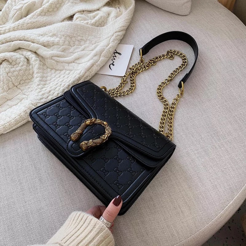 Pochette eco-pelle con ferro di cavallo