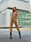 Tuta intera Camel con zip