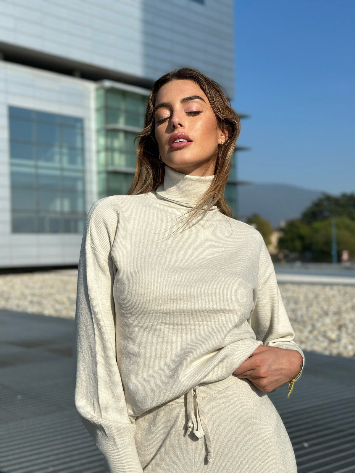 Completo Maglia e pantalone quality beige
