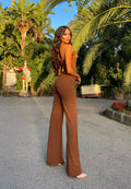 Tuta con piume Camel