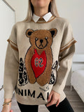 Maglione Teddy Soft Camel