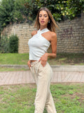 Tuta sportiva beige