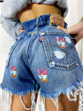 Short Levi’s Vintage con stampa Paperina bagno medio
