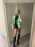 Cardigan influencer verde Top quality
