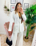 Completo Giacca e Pantalone a Zampa Bianco