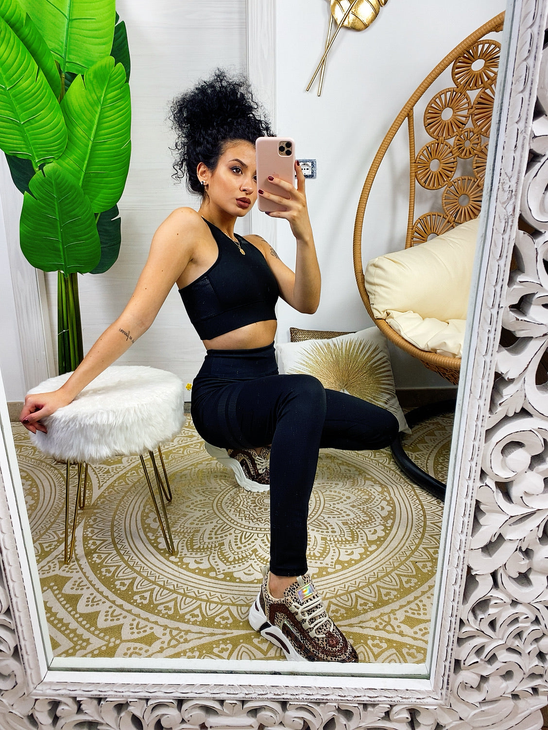 Set tuta sportiva nera