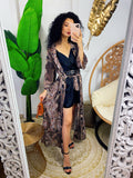 Maxi cardigan a fantasia