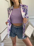 Short a farfalla con strass