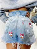 Short Levi’s Vintage con stampa Paperina bagno chiaro