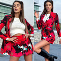 Completo giacca e gonna a fiori