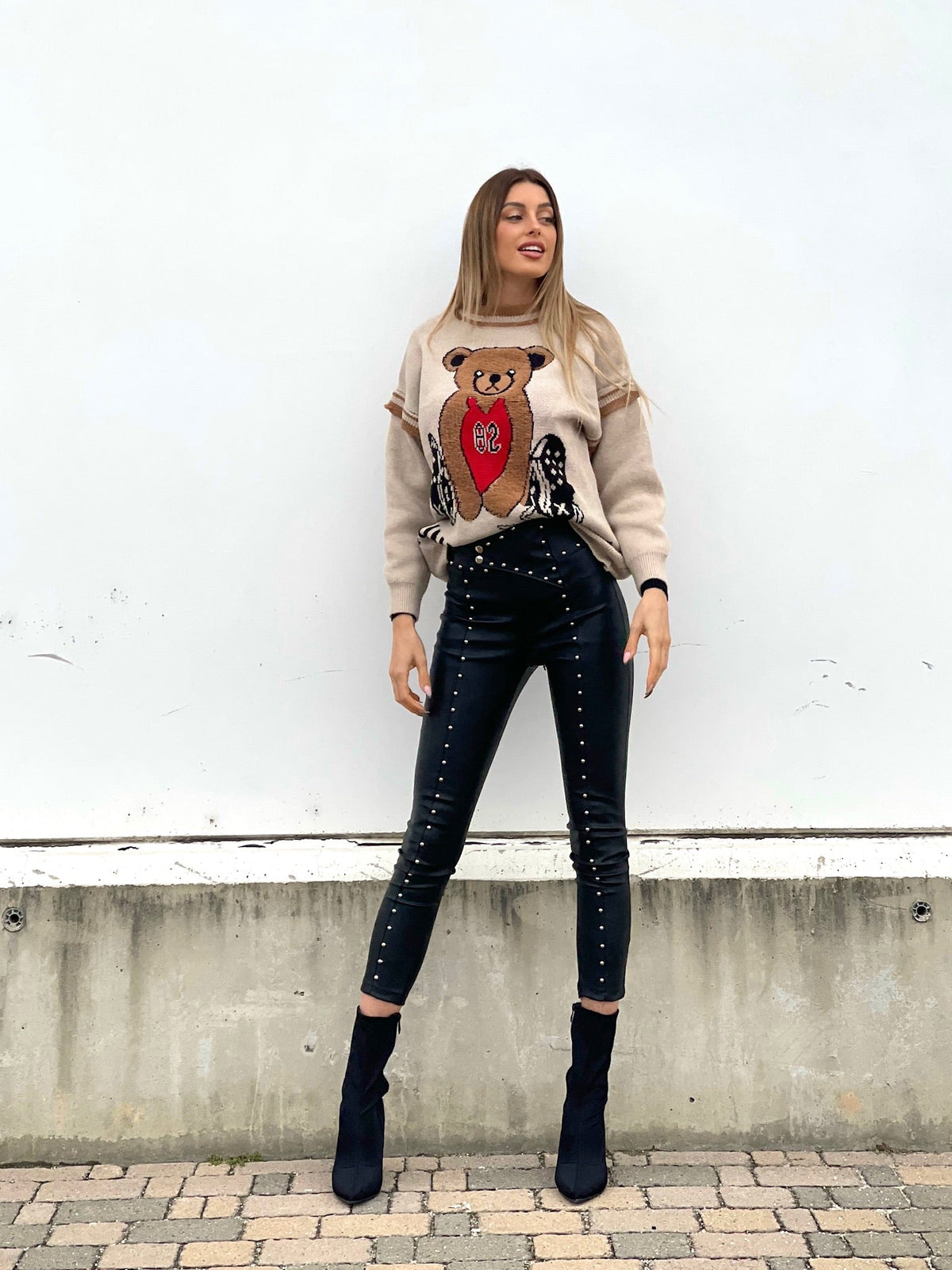 Maglione Teddy Soft Camel