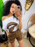 Completo sportivo maglia e short maculato