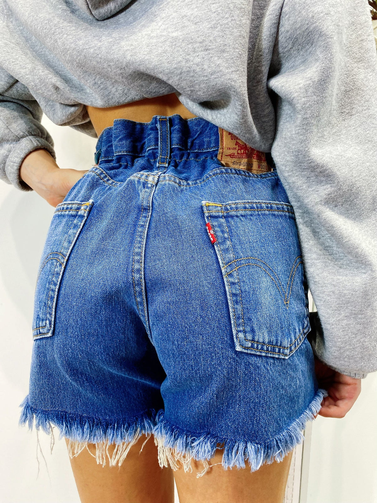 Short Levi’s Vintage bagno medio senza strappi