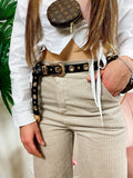 Pantalone a zampa larga nude