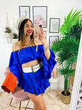 Completo due pezzi Blu
