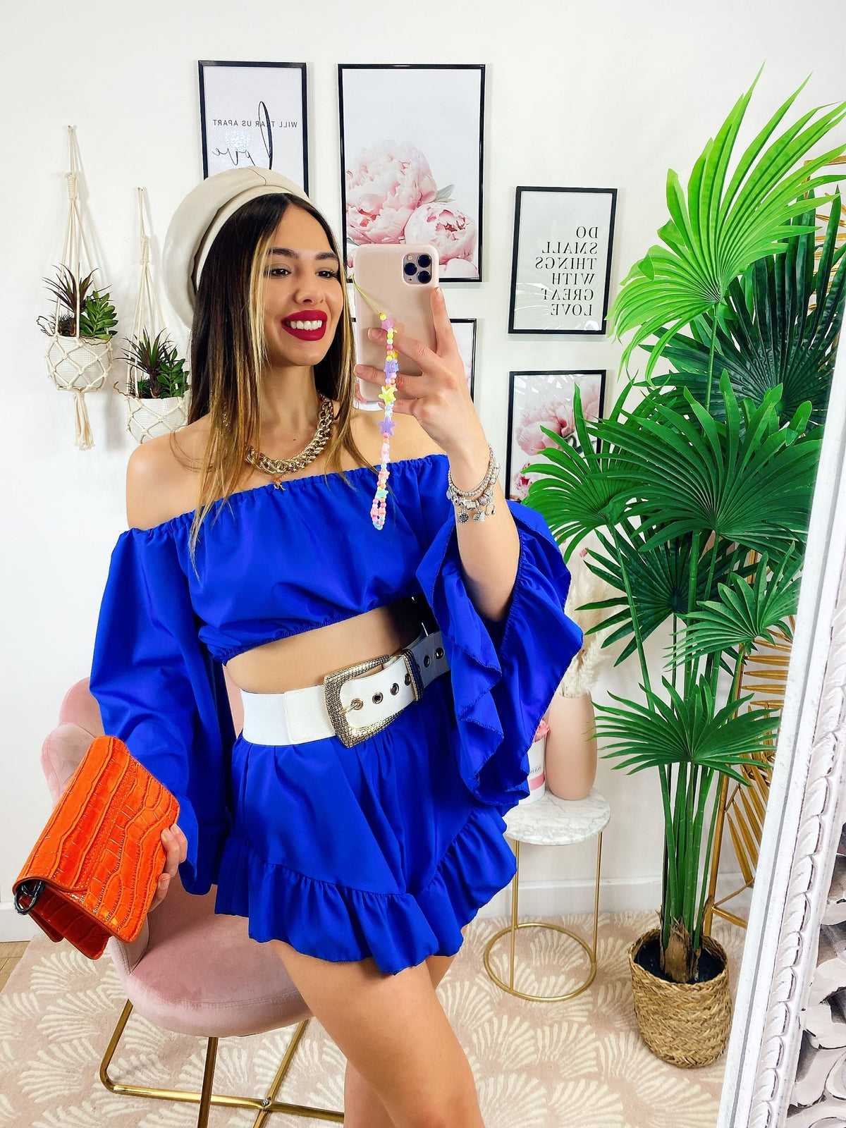 Completo due pezzi Blu