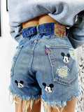 Short Levi’s Vintage con stampa topolino bagno medio