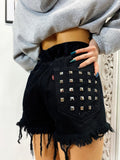 Short Levi’s Vintage con Borchie Nero