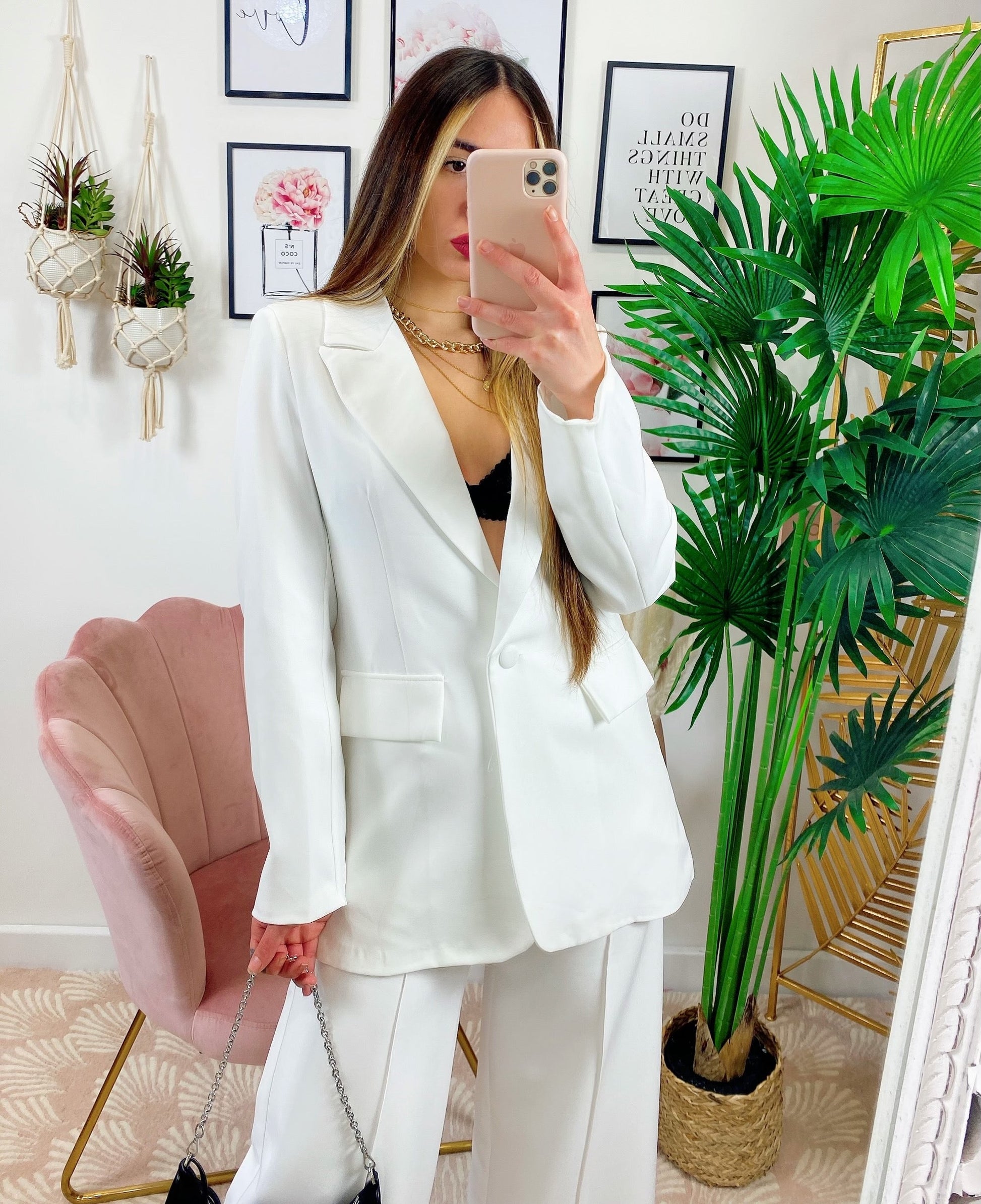 Completo Giacca e Pantalone a Zampa Bianco
