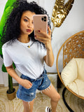 Short Vintage Levi’s bagno medio con borchie