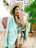 Blazer in ecopelle Tiffany