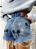 Short Levi’s Vintage con stampa bagno medio
