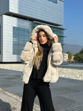 Eco-pelliccia Beige